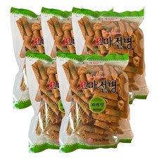 정성제과 옛날과자 꼬마 전병 파래맛 205g, 5개