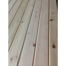 우디하우스 A급 히노끼루바 편백 2400X100X10 단 8개 고급마감재 편백 루바 패치 유절 무절, 2400X100X10(유절패치/단8개)