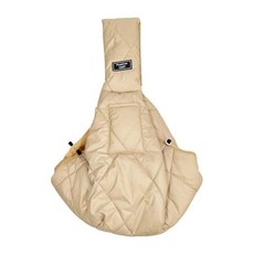 강아지 고양이 이동장 패딩 스트랩 토트백 애완동물 숄더백 동물 휴가용, 1개, 1. Apricot