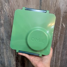 美國omiebox 送餐具 醬料盒》第2代 冷熱保溫密封手提餐盒 便當盒/野餐, 1個, 抹茶歐蕾