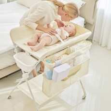 아가짱 접이식 기저귀교환대 갈이대, 베이지