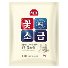 해표 꽃소금, 1kg, 1개