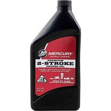 선외기 엔진오일 TC-W3 2행정 머큐리 야마하 혼다 마리너, 92-858020E12, 473ml, 1개