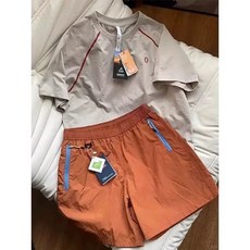 URBAN SPLENDOR 速干运动套装女夏季短袖t恤