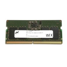 Micron SODIMM 8GB PC5 DDR5 4800 1Rx16 MTC4C10163S1SC48BA1 노트북 RAM 메모리 델 HP 레노버 및 기타 시스템용