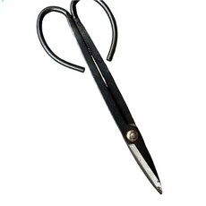 葉芽剪 盆栽修枝剪 盆景修剪工具 蘭花剪 (刀口生銹處理 不退不換), 1個, 葉芽剪（18.5cm）刀頭輕微生銹