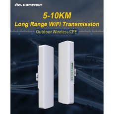 이지쉐어 COMFAST CPE 2 14dbi 안테나 리피터 라우터 액세스 브리지 CF-E312A V2 300Mb