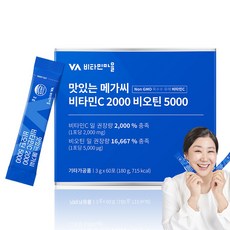 비타민마을 맛있는 메가씨 비타민C 2000 비오틴 5000 60p, 180g, 1개