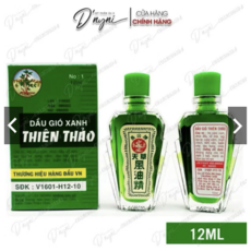 베트남 국민오일 풍유정 그린 멘톨 오일 Thien Thao oil 12ml, 1개, 1.2kg