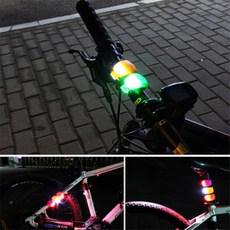 LED 라이트 자전거 후미등 3종, 1개