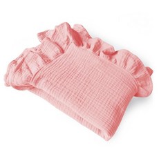 유기농 모슬린 아기 담요 유아 유아용 면 침대 매우 부드럽고 가벼운 아기방 담요 119.4 x 119.4cm47 47인치 | 남아 및 여아에게 적합화이트 158509, 핑크