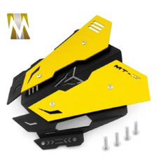 五羊Ube 愛瑪小牛電動車擋風板 前風擋 春風改裝配件 防風鏡, 黃色, 1個