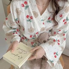 토리샵 여성파자마 가운파자마 잠옷