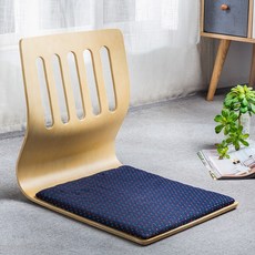 일식집 좌식의자 일본식 다도 료칸 카페 다다미 식당, 1개, 내추럴우드 5홀 패브릭 쿠션