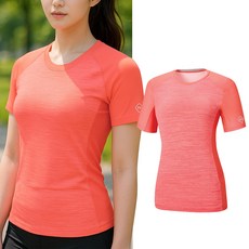 콜핑 여성 크레오라 메쉬 등산 반팔 라운드 티셔츠 KSC475PT3W