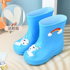 兒童雨鞋女童束口加絨男童防滑水鞋四季卡通可愛公主雨靴小孩雨鞋