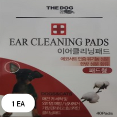 더독 이어클리닝 패드 40p, 1개, 175g