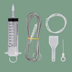 냉장고 배수구 막힘 제거제 준설 청소 구멍 브러시 물 클리너 5 개/세트, 01 1 Set, 한개옵션1