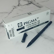 사쿠라 일러스트_만화_캘리그라피_피그마 브러쉬/붓펜 FB FINE 1다스(12자루)