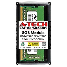 A-Tech 삼성 M471A1K43BB1-CRC용 8GB RAM 교체품 | DDR4 2400MHz PC4-19200 1Rx8 1.2V SODIMM 260핀 메모리 모듈
