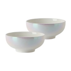 SSGP 홀로그램 도자기 면기 2p 그릇 우동 라면 냉면기, 1세트, 오로라 17.8cm 면기