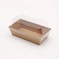 샌드위치포장용기 직사각 크라프트 샌드위치케이스(소) 13.5x7.5x3.5cm 50개 세트, 1개, 50개입