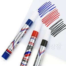 믿음 유성매직 단색 유성매직적색, 흑색