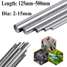 스텐환봉 스텐레스봉 304 스테인레스 스틸 막대 직경 2mm 4mm 5mm 6mm 8mm 10mm 13mm 15mm 선형 샤프트 원형 접지 바 125mm 200mm 250mm 33, [00] 200mm, [00] 2mm 5pcs