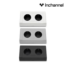 인채널 SNAP 루프 2구 코너 노출콘센트 IWX02 가구장 밥솥장 주방상판 아일랜드식탁 카페 선반 인테리어콘센트 안전 무타공 배선형, A1_1구 노출콘센트/화이트_IWX021, A1_코너콘센트/화이트_IWX021