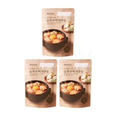 피코크 순두부찌개 양념, 3개, 130g