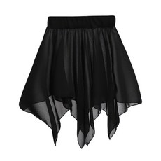 쉬폰 힙 스카프 발레 라인댄스 랩 커버 스커트