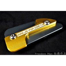 JS CNC 鋁合金 複合式空濾飾蓋 空濾外蓋 SMAX S妹 S-MAX FORCE 155, 1個, 紅色