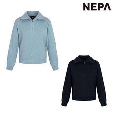 네파 23년 편한 여성 겨울 스웨터 기모 크롭 카라 집업 긴팔 티셔츠 7J85442 YQT087 SYF554