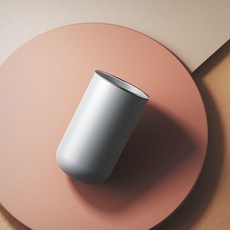 不銹鋼漱口杯 304內膽, 1個裝, 灰色, 無柄款