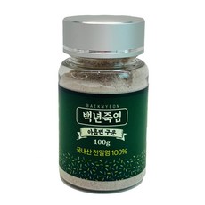 백년죽염 아홉번구운 9회 자죽염 미네랄 죽염 백년담다, 100g, 1개