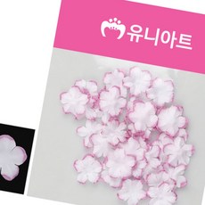 돈스텔 미술재료 싸리꽃 조화 흰색보라