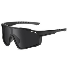 MMOWW 편광 스포츠 선글라스 남성용 여성용 사이클링 안경 랩 어라운드 UV400 보호 러닝 운전 낚시 화이트/핑크, 67 Millimeters, 3-블랙/그레이