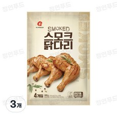 마니커에프앤지 스모크 닭다리 (냉장), 680g, 3개