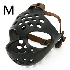 法鬥面罩 防咬套 嘴套 鬥牛犬 惡霸犬 巴哥 面罩 寵物嘴套 狗狗嘴套, 1個, M 頭圍 33-37cm