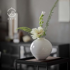 宜室茶話 日式侘寂風 陶瓷花瓶, 青棠花器
