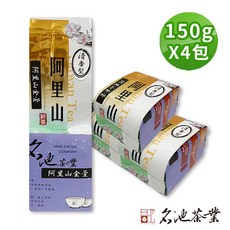 名池茶業 花綻系列烏龍茶 150g x 4包 (黃金烏龍/阿里山金萱/阿里山烏龍), 1個, 阿里山金萱清香款150gx4包
