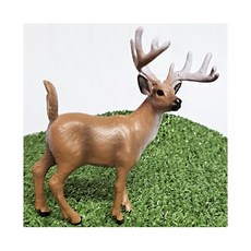 반디토이 수컷 흰꼬리사슴 피규어 사슴모형 동물장난감 / 재고보유 당일발송, 1개