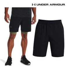 언더아머 UNDERARMOUR 남성 여름 반바지 UA 배니시 우븐 쇼츠 팬츠 1370382-001 224068