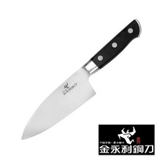 【金永利鋼刀】電木系列E2小魚刀 輕巧鋒利 魚類料理專用 舒適握柄, 1個