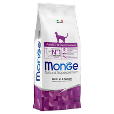 Monge 瑪恩吉 全能成貓乾糧 雞肉口味 10公斤, 10kg, 1個, 成貓-雞肉