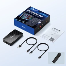 OTTOCAST Play2비디오 프로 무선 안드로이드 자동 카플레이 어댑터 유튜버용 USB 멀티미디어 비디오 VW, 1개