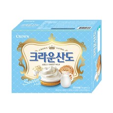 스위트밀크 크림쿠키 161g 12개입, 1