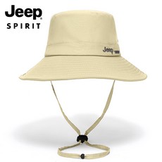 케이디코 Jeep Spirit 남녀공용 등산모자 CA 0352 아웃도어 버킷햇 벙거지 자외선차단, 아이보리