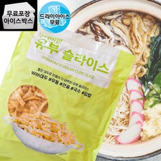 제이케이푸드 아토 유부 슬라이스 1kg 김밥재료 유부채 국수 우동 고명, 1개