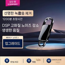 음성감지 자동녹음 법원인증 녹음기 회의 소리감지 고감도 장비, 노이즈 감소 업그레이드  자동 음성 제어 + Type-, 16G 100시간 녹음 저장  + 무료 청취 헤드폰